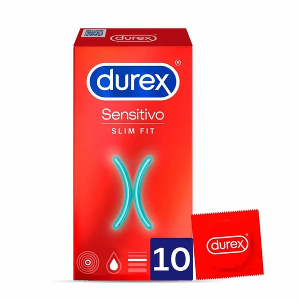 DUREX SENSITIVO SLIM FIT X 10