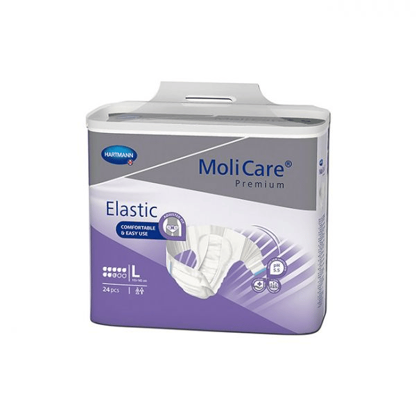 MOLICARE PREMIUM ELASTIC 8G FRALDA L X24